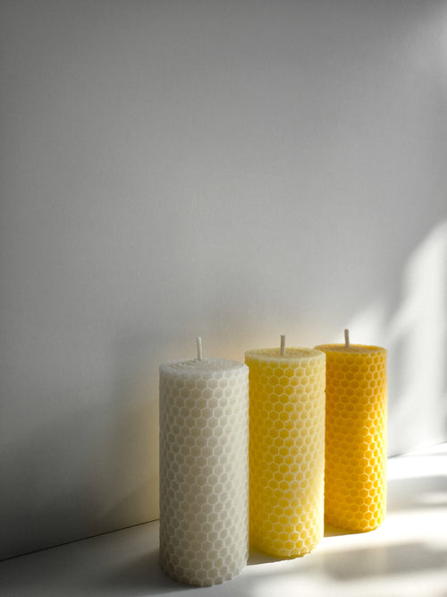 HoneyComb Candle Set | Handmade
